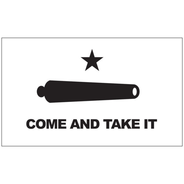 Cannon Come And Take It Nylon Flags