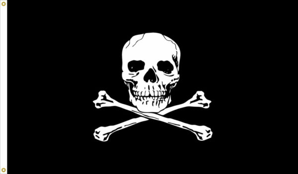 Jolly Roger Bow Pennant