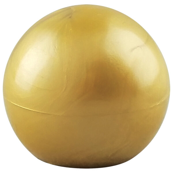 Gold Plastic Slip Fit Ball for 1″ Pole Diameter 1 3/8″ x 1 3/8″